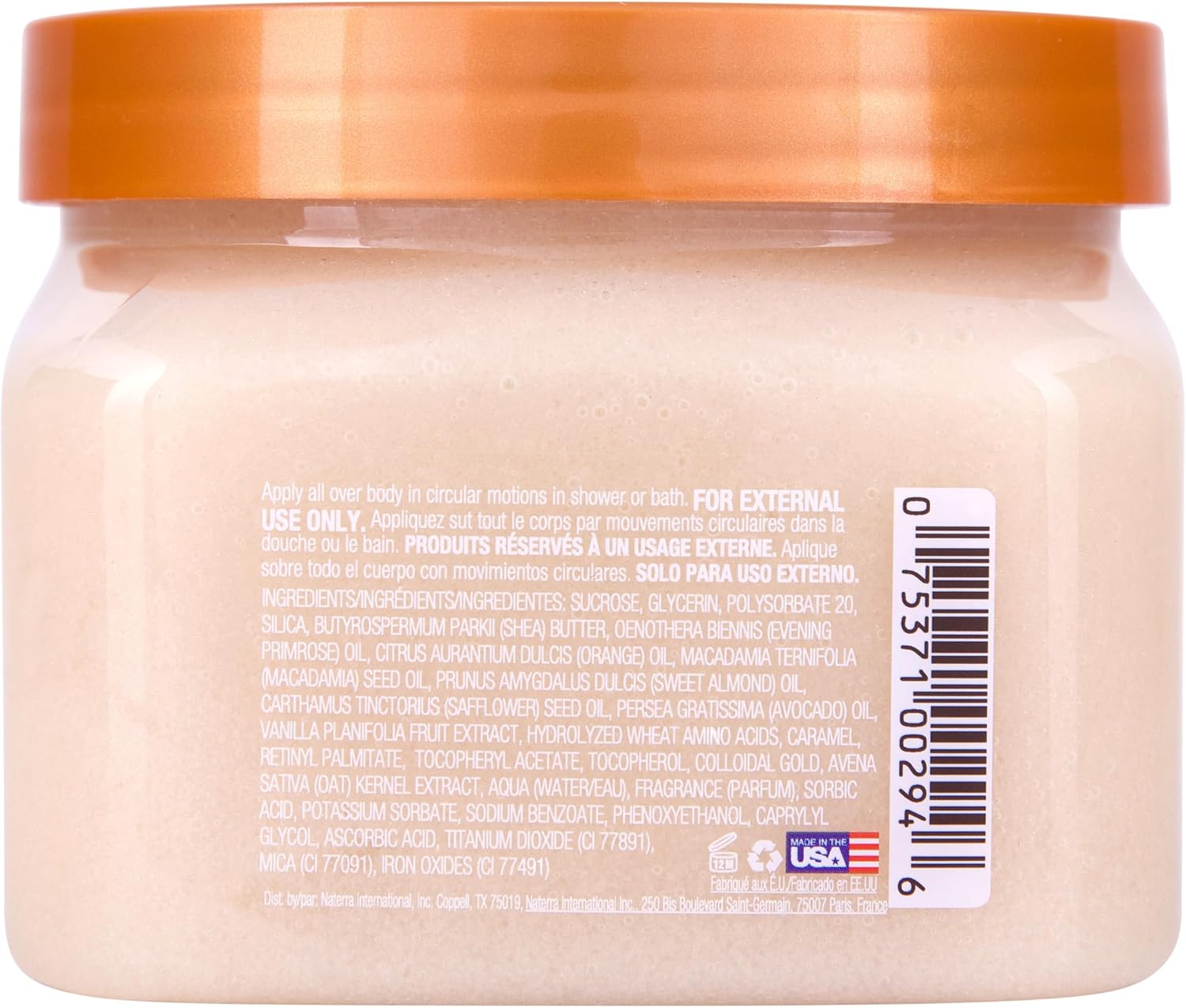 tree hut vanilla shea sugar exfoliating & hydrating body scrub, 18 oz