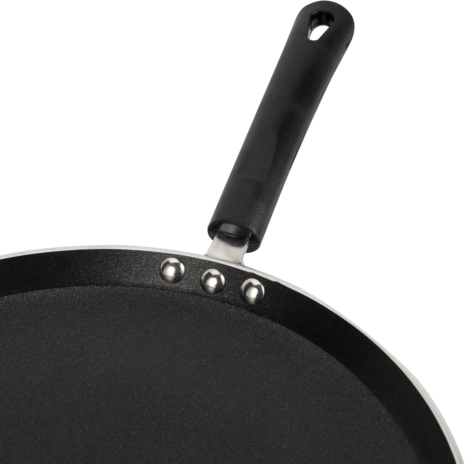 royalford non stick dosa tawa 3 layer coating hammer tone coated base 3mm thick | comfortable handle pmpo free | ideal for dosa, crepes, roti, paratha, pancakes & more