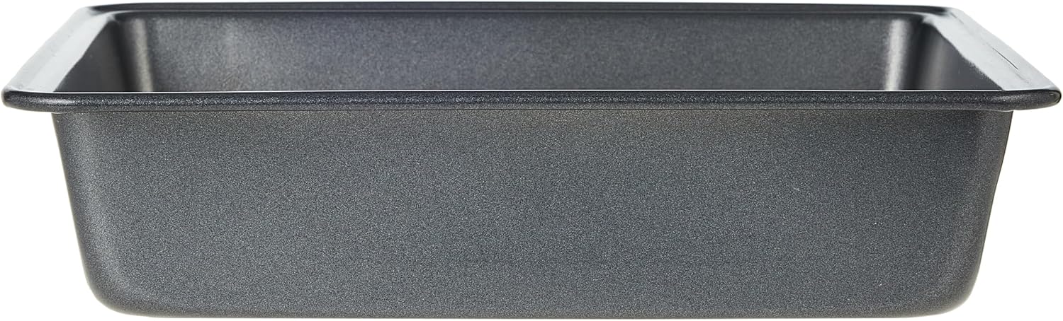 home maker square cake pan 20cm, black