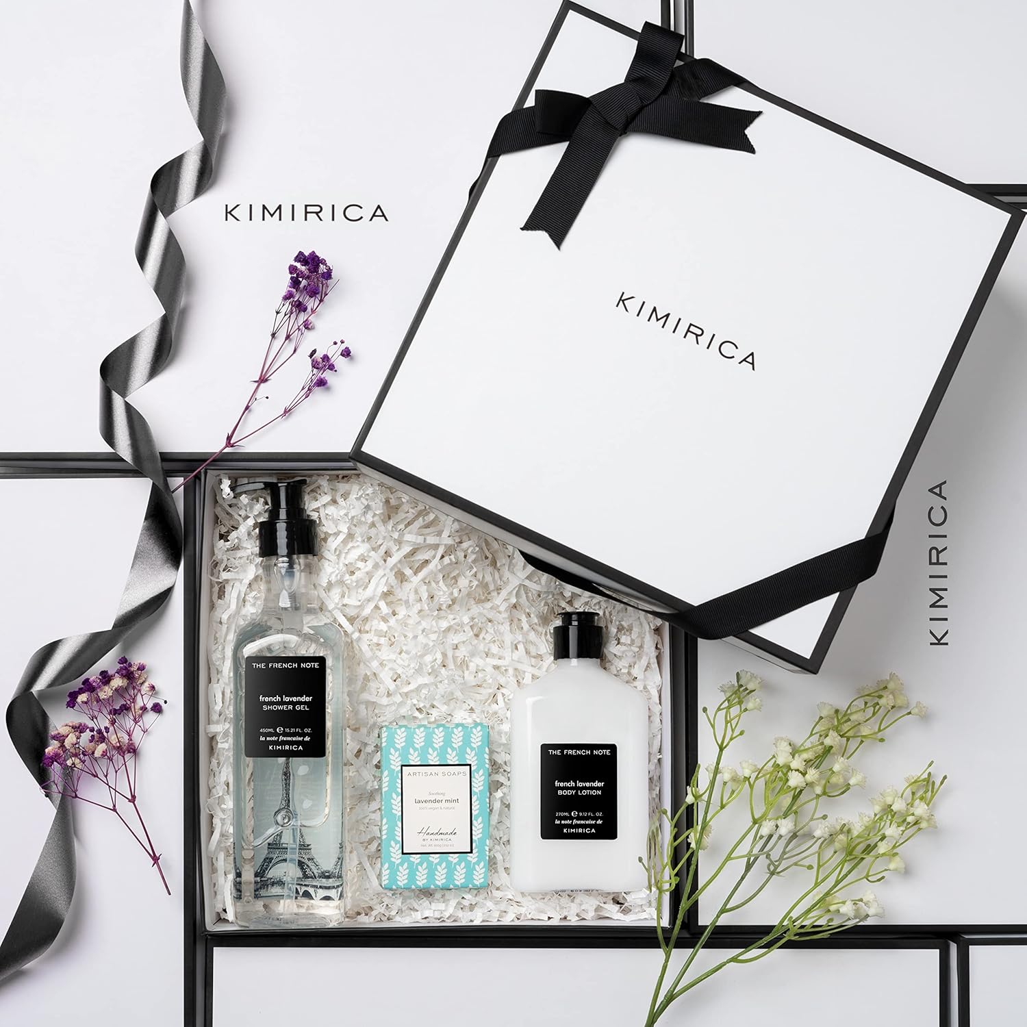 kimirica take me to paris luxury body care 3 pieces gift set