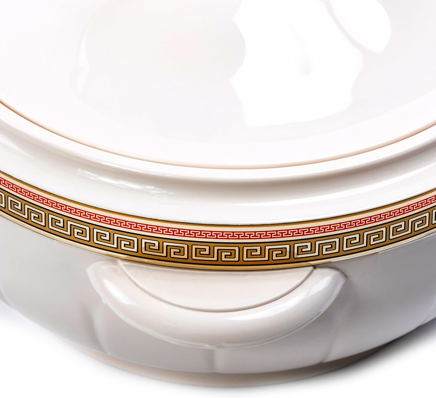 royalford casserole 3 pieces set, attractive insulated food containers that are dishwasher safe with comfortable handles