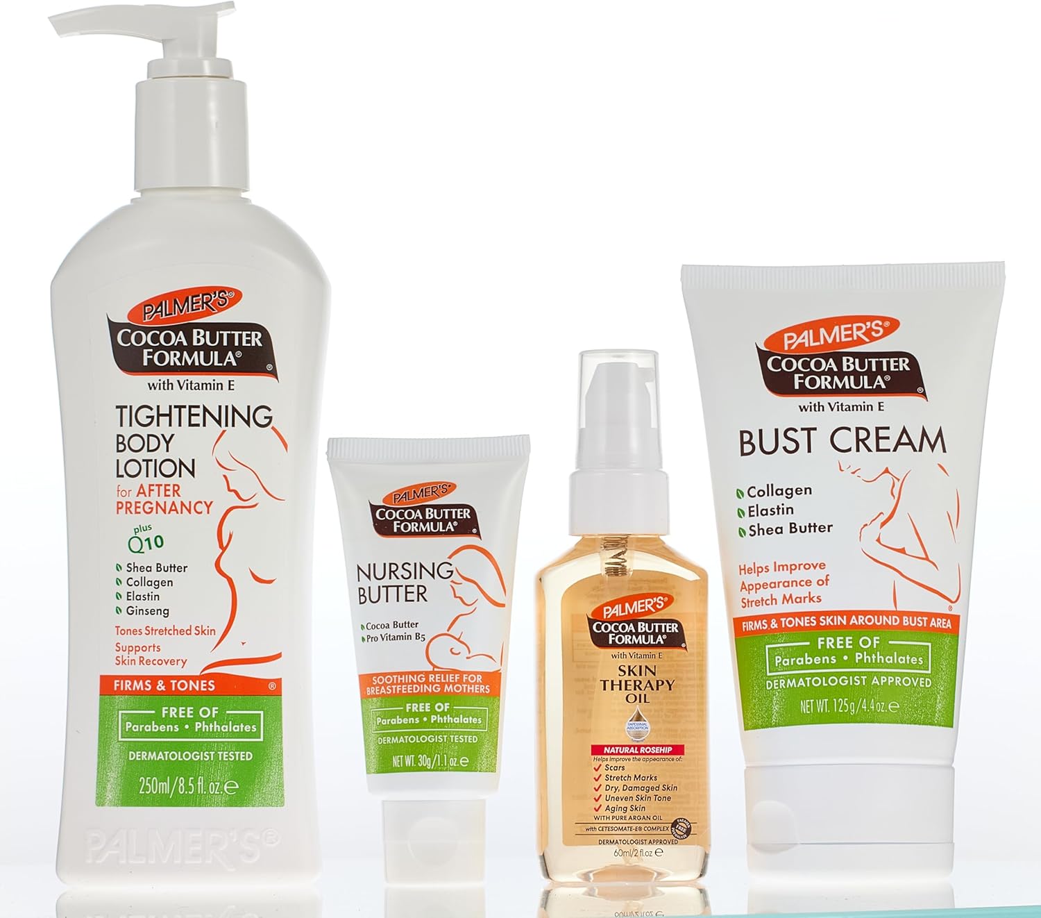 palmer's cocoa butter formula new moms skin recovery set (set of 4)