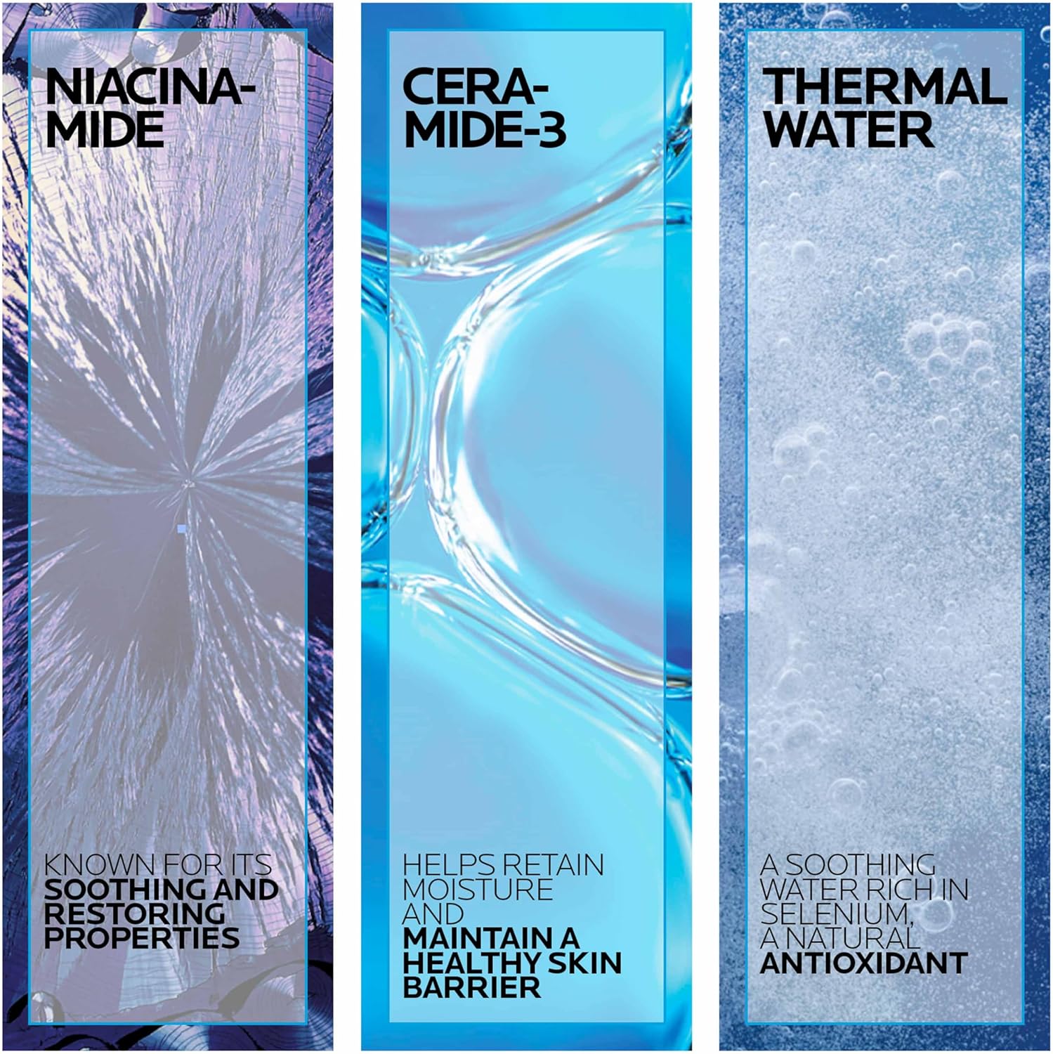 la roche posay toleriane double repair face moisturizer, daily moisturizer face cream with ceramide and niacinamide for all skin types, oil free, fragrance free