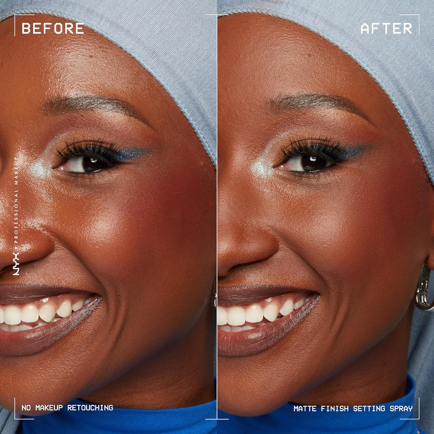 nyx professional makeup makeup setting spray matte finish, lightweight, long lasting, extends makeup wear up to 16 hours, vegan and cruelty free formula, 60ml