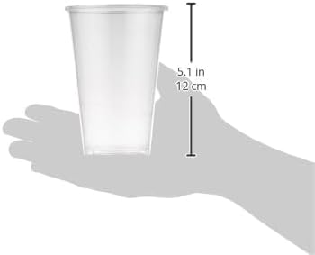 cosmoplast 12 oz cb35 clear plastic cups pack of 50