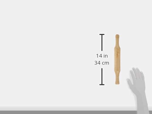 raj wooden rolling pin, wooden, 35.5 cm, wpb00m, chakla belan, roti roller, chapati maker, roti maker, tortilla roller