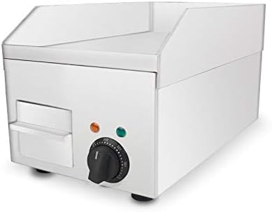 grace kitchen electric griddle counter top 25 * 43 * 23cm stainless steel hot plate grill fried pans burger bacon egg fryer