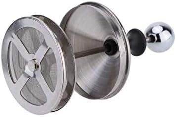 ewinner 400ml stainless steel milk frother double mesh milk foamer