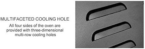 grace kitchen commercial electric pizza oven single deck & double deck with deck stone 220v 2kw ce, multifunctional oven 50 350 degree celsius (double deck 56 * 57 * 44cm)