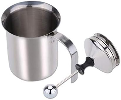 ewinner 400ml stainless steel milk frother double mesh milk foamer