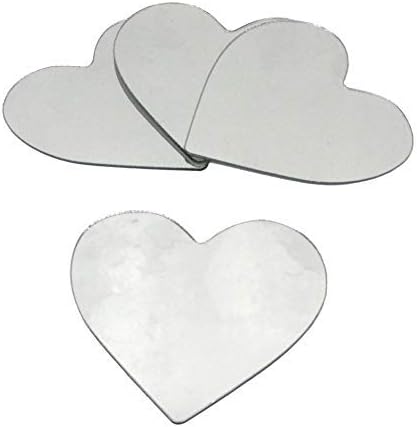 roommates heart peel & stick mirrors (4 pack)