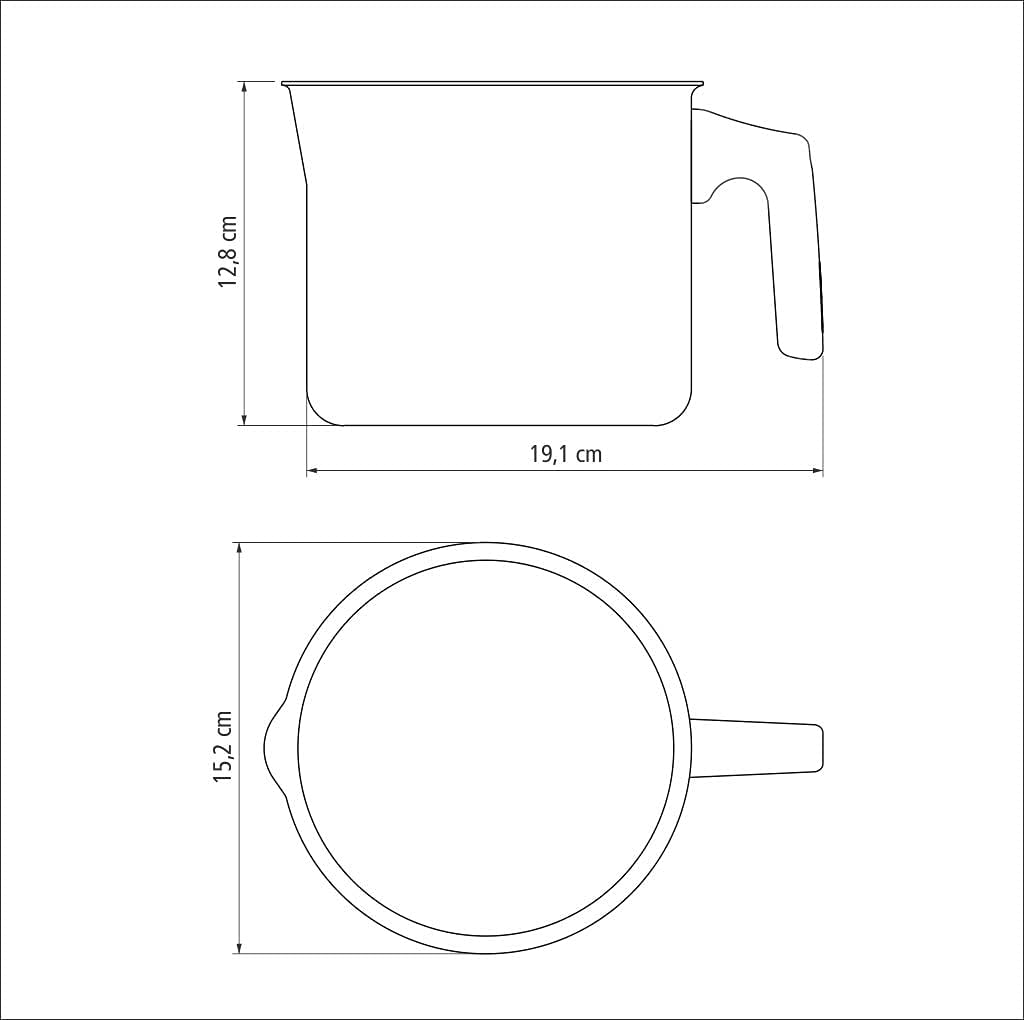tramontina paris 14cm 1.9l red aluminum multipurpose boiler with interior and exterior starflon max red pfoa free nonstick coating