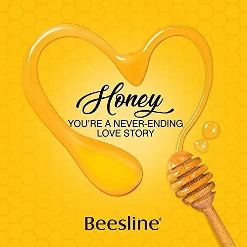 beesline lip care unscented flavour free lip balm 4 g, 2 piece, yellow