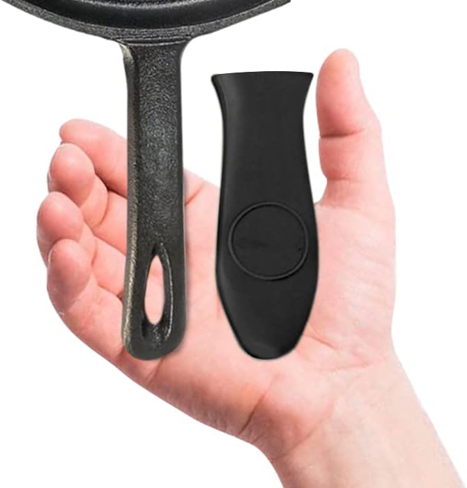 tortillada – 26cm pre seasoned cast iron griddle/pan + hot handle holder + recipes e book 50 tortilla recipes