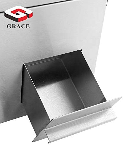 grace kitchen electric griddle counter top 25 * 43 * 23cm stainless steel hot plate grill fried pans burger bacon egg fryer