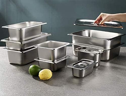 grace kitchen gn pans stainless steel steam table chafer pans1/1 1/2 1/3 1/4, 65mm 100mm 150mm 200mm (1/3, 65mm)
