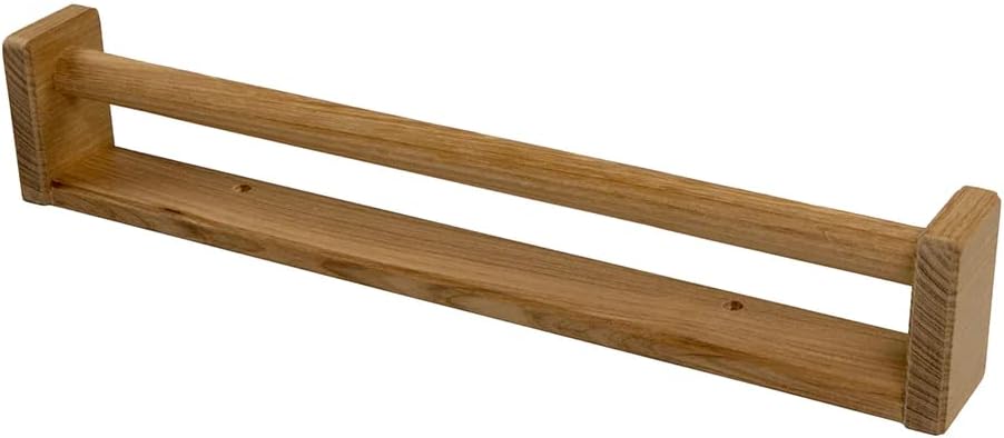 whitecap 62334 teak towel rack 16'