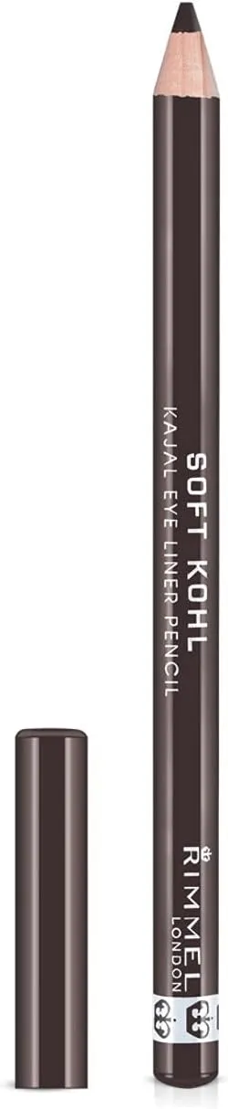 rimmel london soft kohl liner 011 sable brown. a warm brown shade, 1.2g