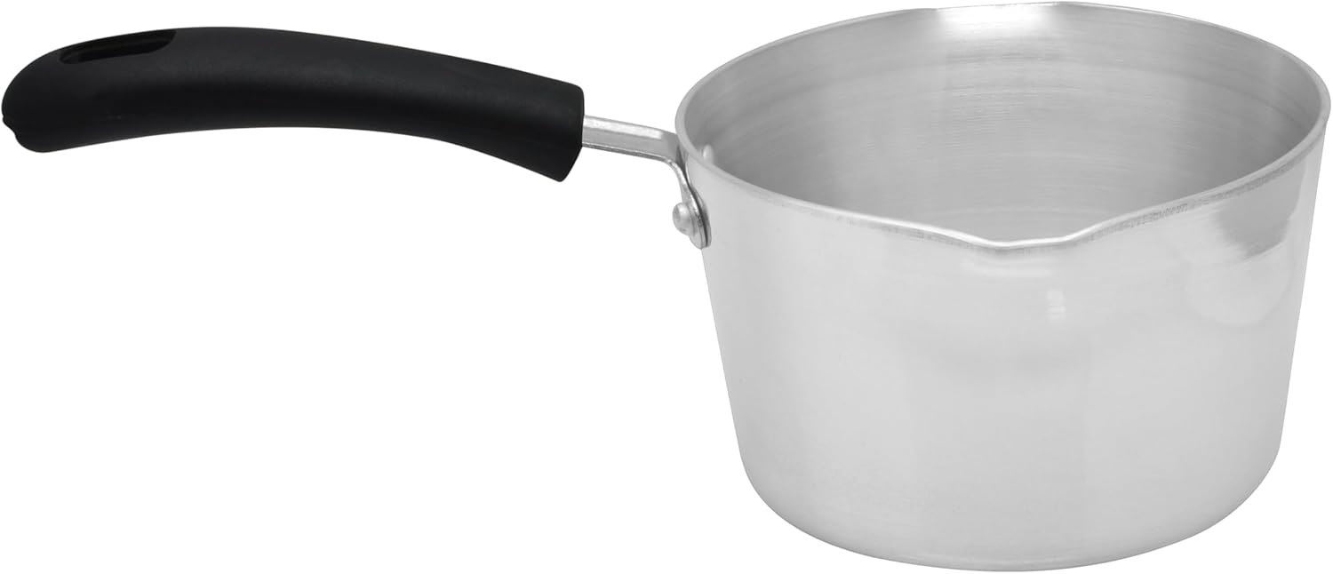 raj aluminum saucepan with handle, medium, 16 cm, kmp00m, tea pan , rice pan , sauce pan , milk pan , coffee pan