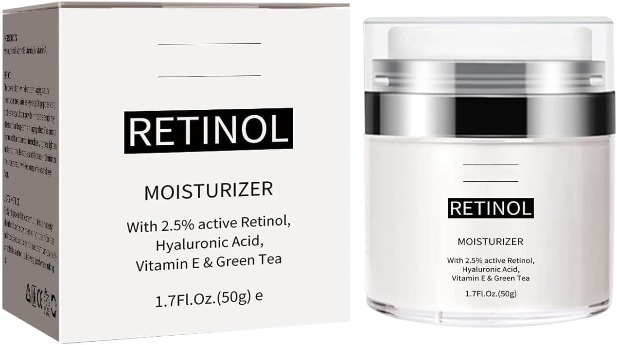moisturising cream 50 g retinol cream for the face, retinol cream, moisturising face care gel, anti wrinkle cream, moisturising cream for dry and sensitive skin