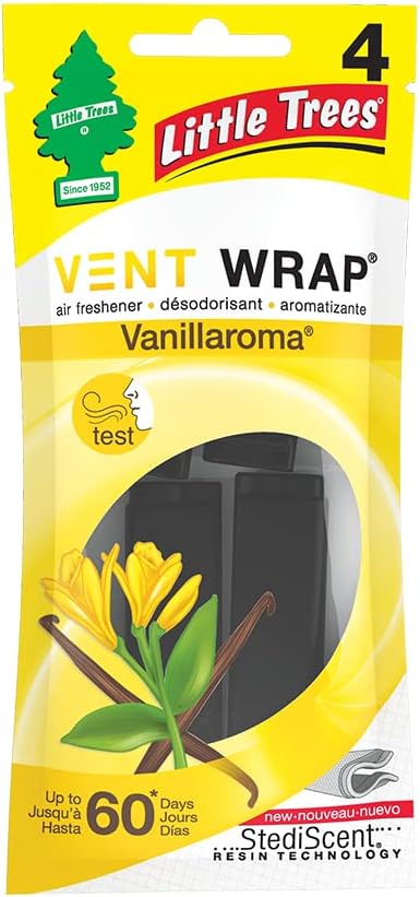 little trees vent wrap vanilla car air freshener
