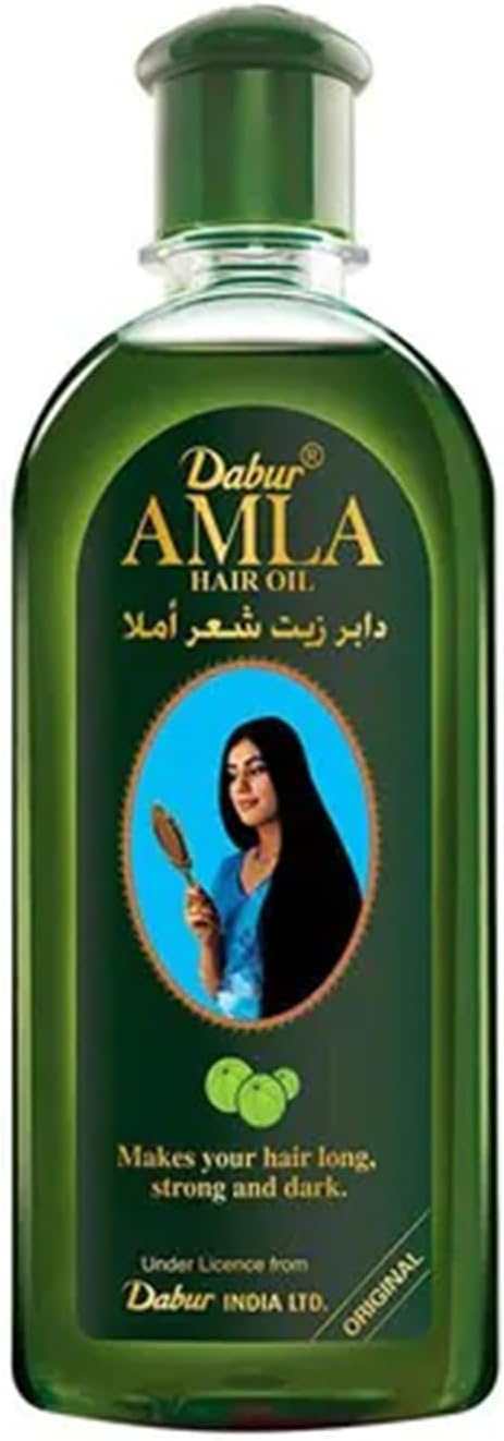 dabur amla hair oil 500ml | natural care | enriched with amla, natural oils & vitamin c | nourishes scalp | moisturizing and strengthening hair treatment for women & men | for long, strong & dark hair