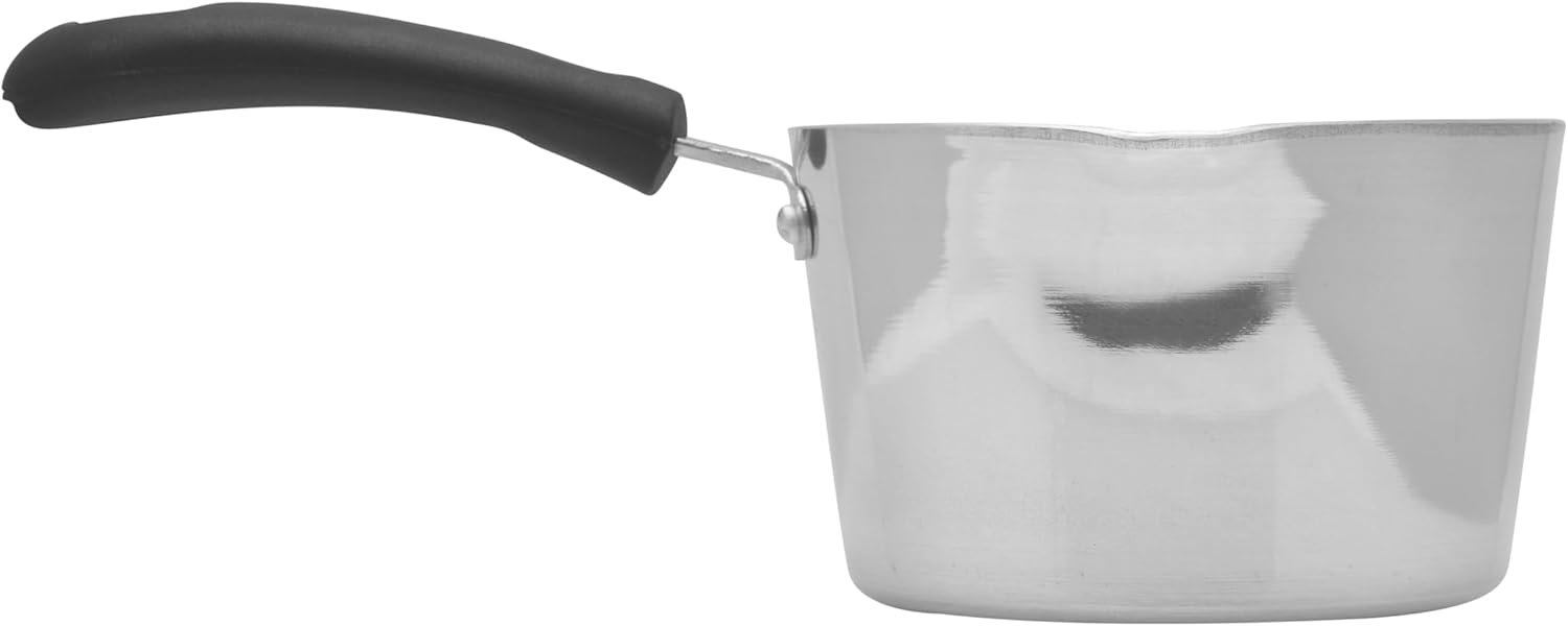 raj aluminum saucepan with handle, medium, 16 cm, kmp00m, tea pan , rice pan , sauce pan , milk pan , coffee pan