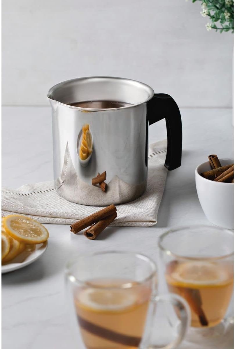 tramontina allegra 12cm 1.4l stainless steel multipurpose boiler with bakelite handle