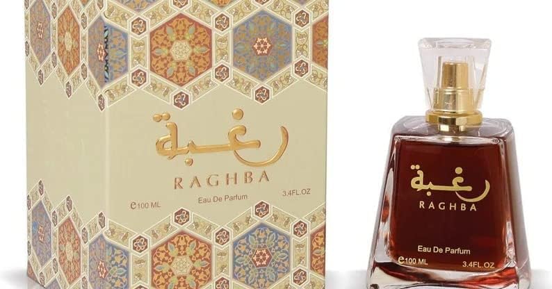 lattafa perfumes raghba by arabic perfume for men & women eau de parfum, 100ml