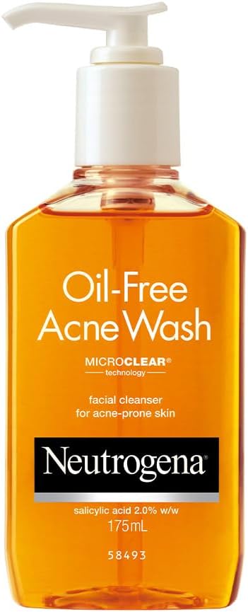 neutrogena oil free acne wash, 175ml