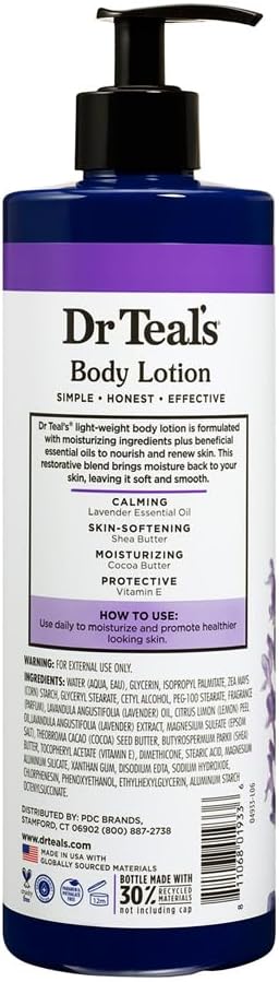 dr. teal's lavender body lotion 532ml