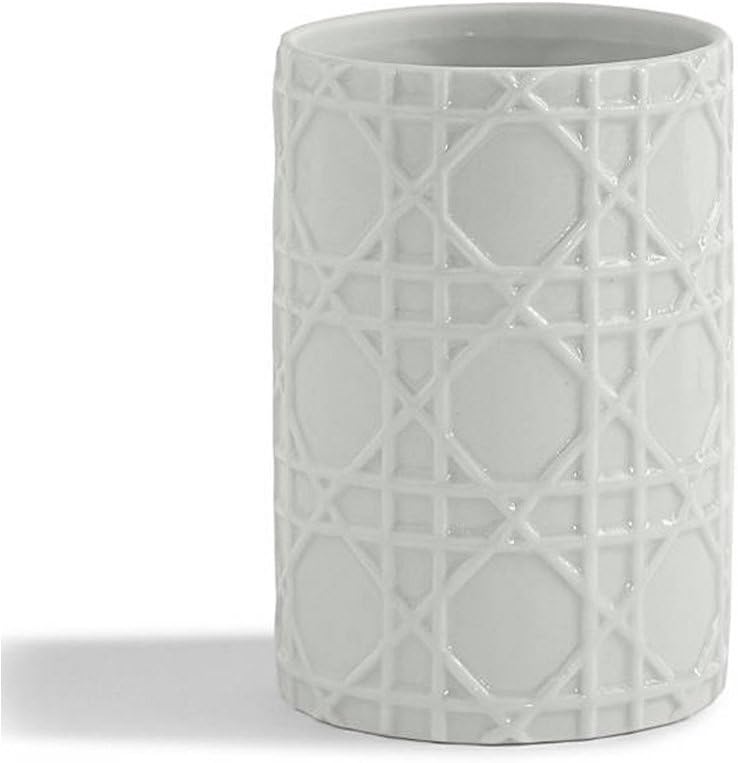 kassatex arn wb rattan wastebin, white