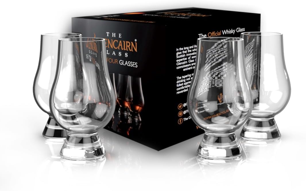 glencairn whisky glass, set of 4 in 4 pack gift carton