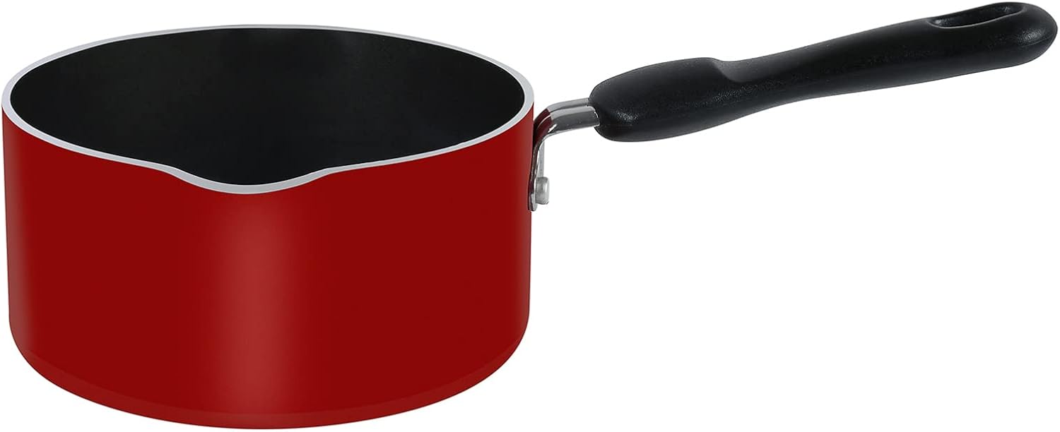 prestige classique aluminium milk pan red, 14 cm, pr20971