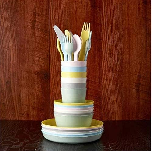 ikea boutique store kalas plastic cutlery set 18 piece (multicolour)