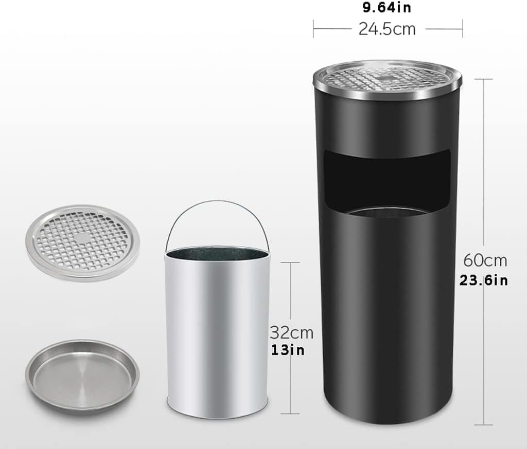 grace kitchen commercial lobby standing ashtray bin,stainless steel waste cans,garbage bin