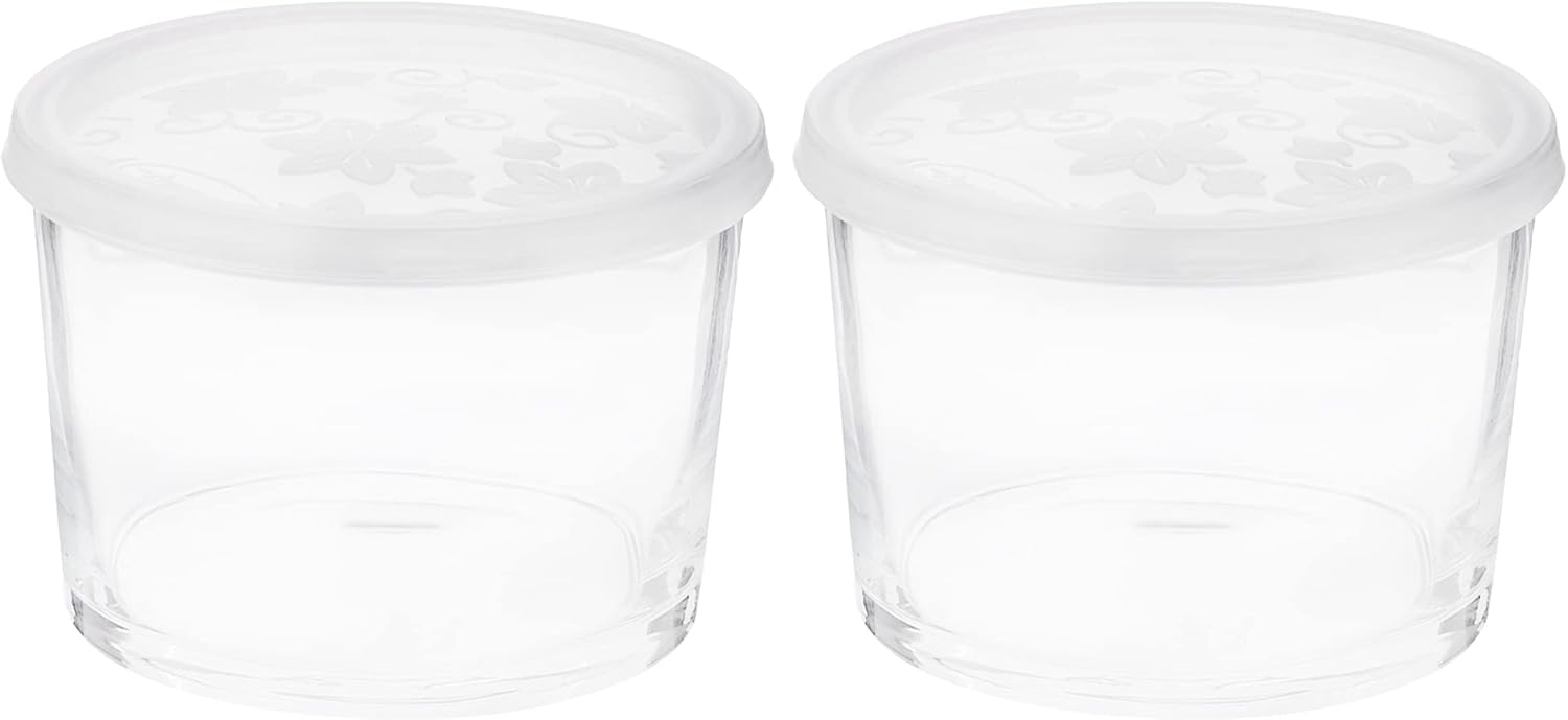 pasabahce 1009343 bistro small bowl w/cover 82.5mm 2pc st