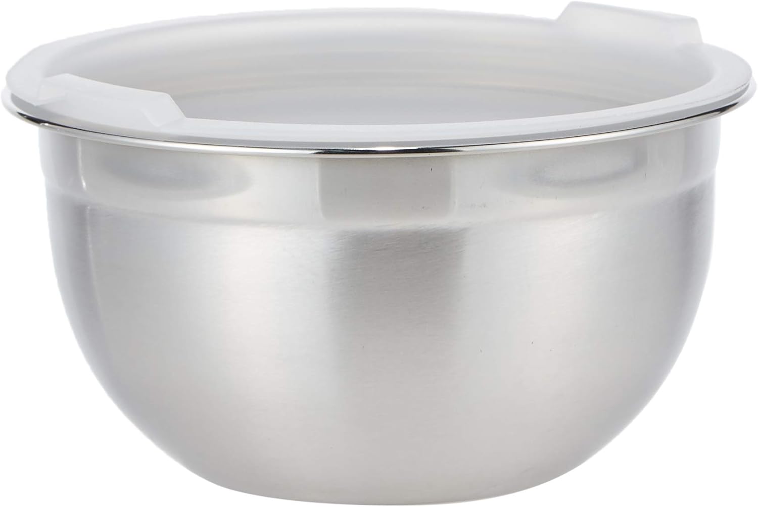raj stainless steel mixing bowl with plastic lid, 14 / 16 / 18 cm, vpi014, 3 pieces serving bowl set , storage container set , meal prep containers with lid