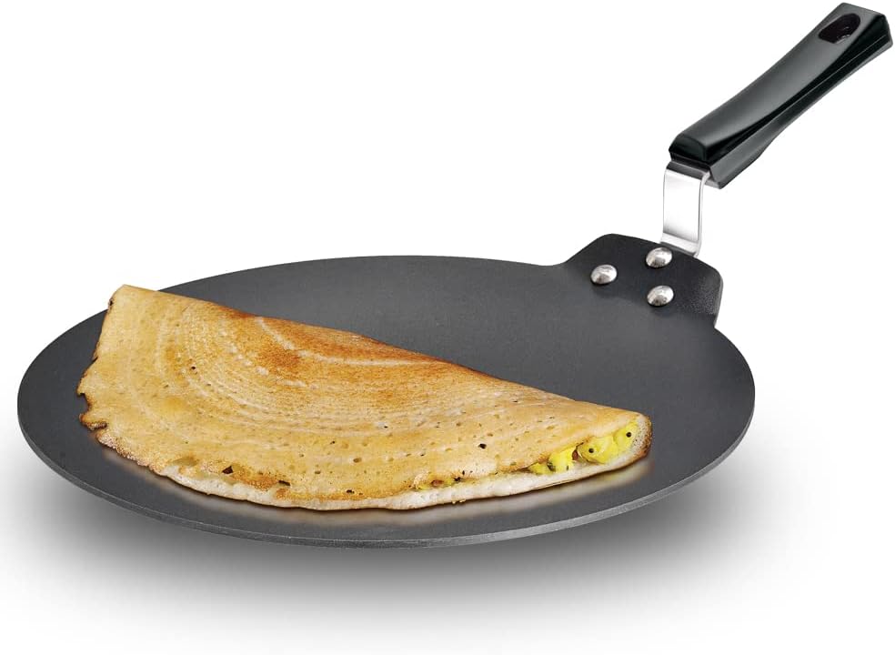 hawkins futura nonstick dosa tava, diameter 33 cm, thickness 4.88 mm (black) ndt33