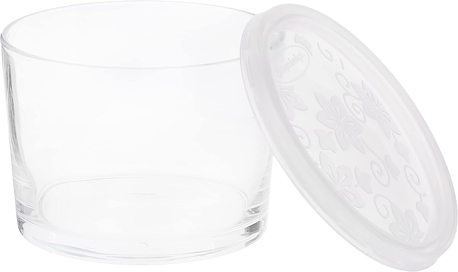 pasabahce 1009343 bistro small bowl w/cover 82.5mm 2pc st