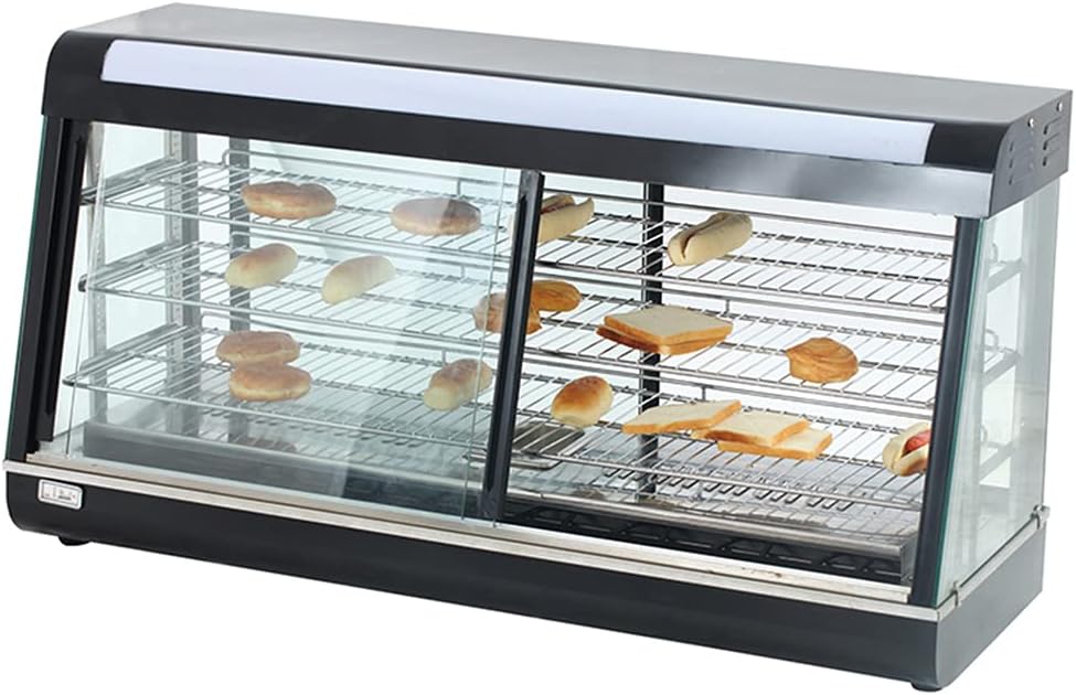 grace kitchen grace electric hot glass food warmer display showcase (380 * 480 * 640)