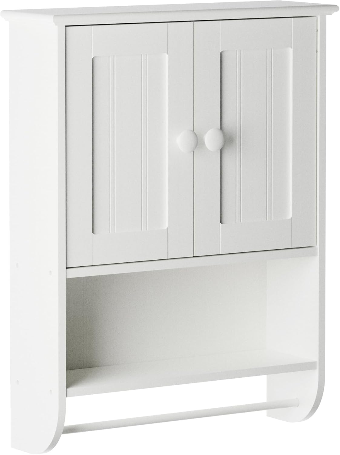 zenna home cottage, wall cabinet, white
