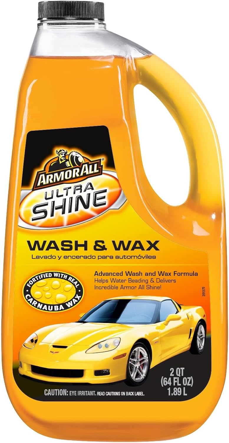 armor all ultra wash wax 64 oz 10346, orange, car wash wax, 10346, 1 piece