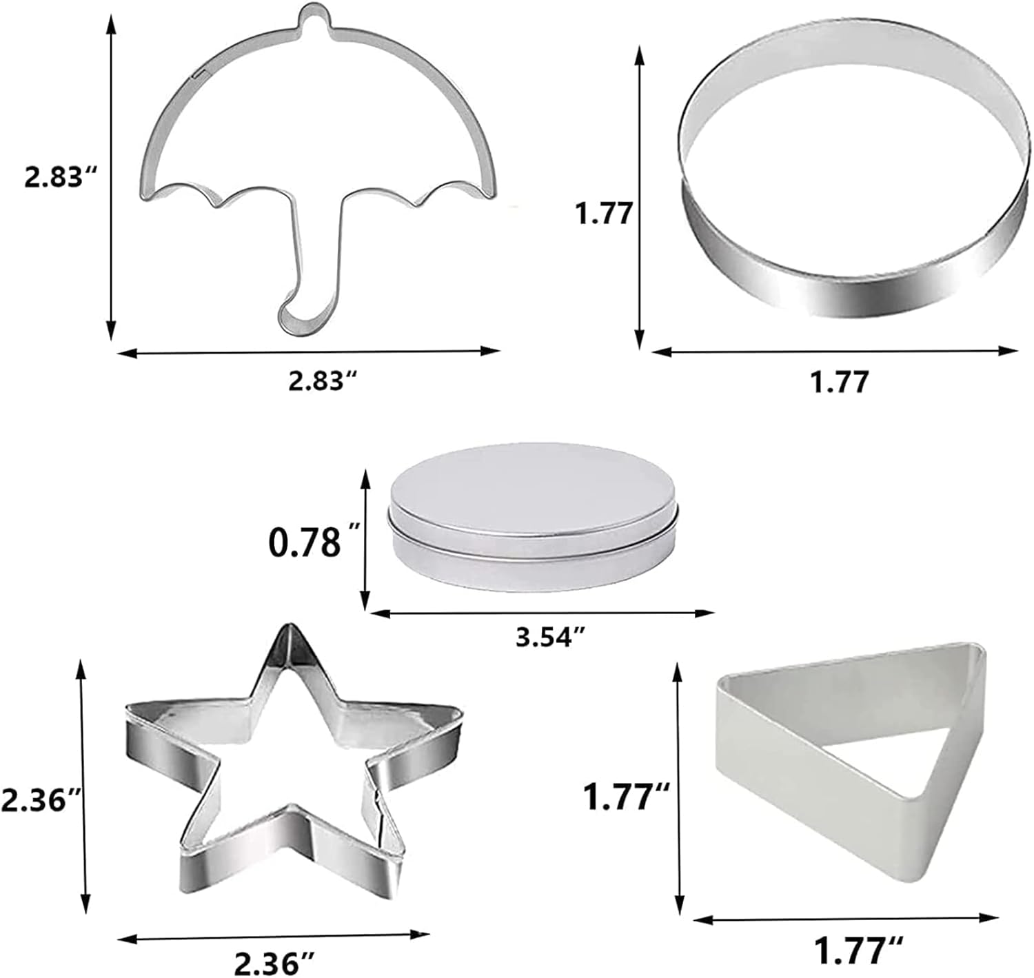 12pcs squid cookie mold kit, 4 disk set for cookie presses, hot 2021 tv korea game party props, biscuit sandwich candy making tools for halloween christmas (cookie cutters,needle and tin cans)