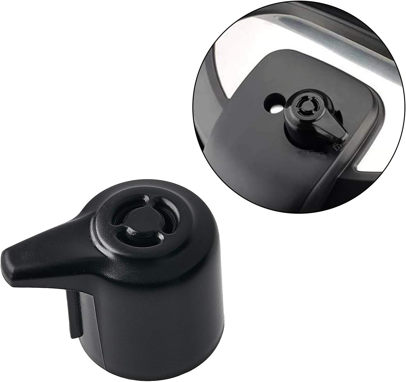 zzjmch 2pack steam release valve, universal pressure valve release handle for instant pot 3, 5, 6, 8 qt quart, electric pressure cooker valve replacement part steam release accessories