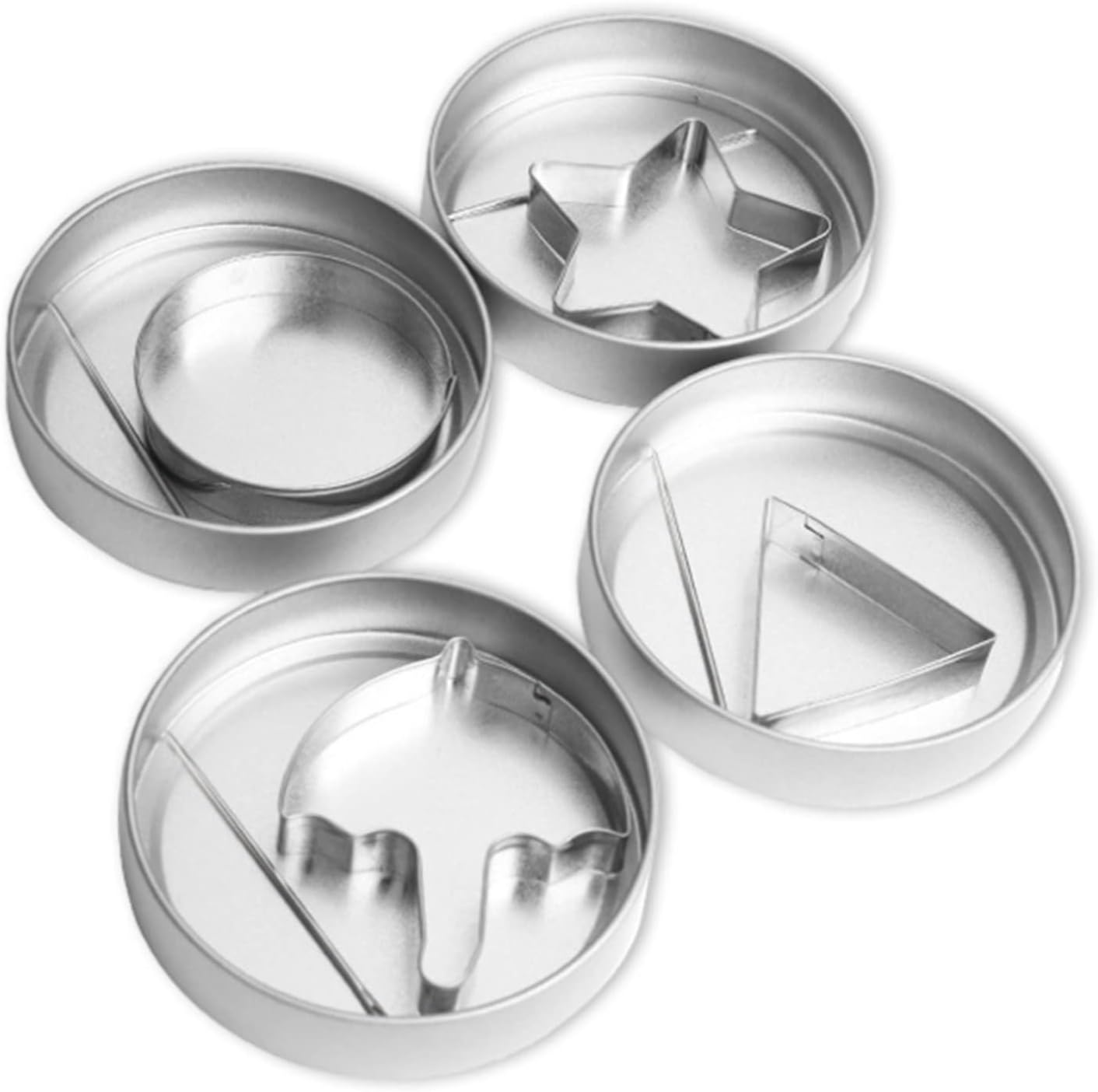 12pcs squid cookie mold kit, 4 disk set for cookie presses, hot 2021 tv korea game party props, biscuit sandwich candy making tools for halloween christmas (cookie cutters,needle and tin cans)