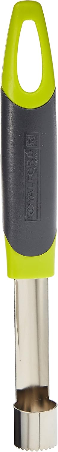 royalford stainless steel apple corer with abs handle