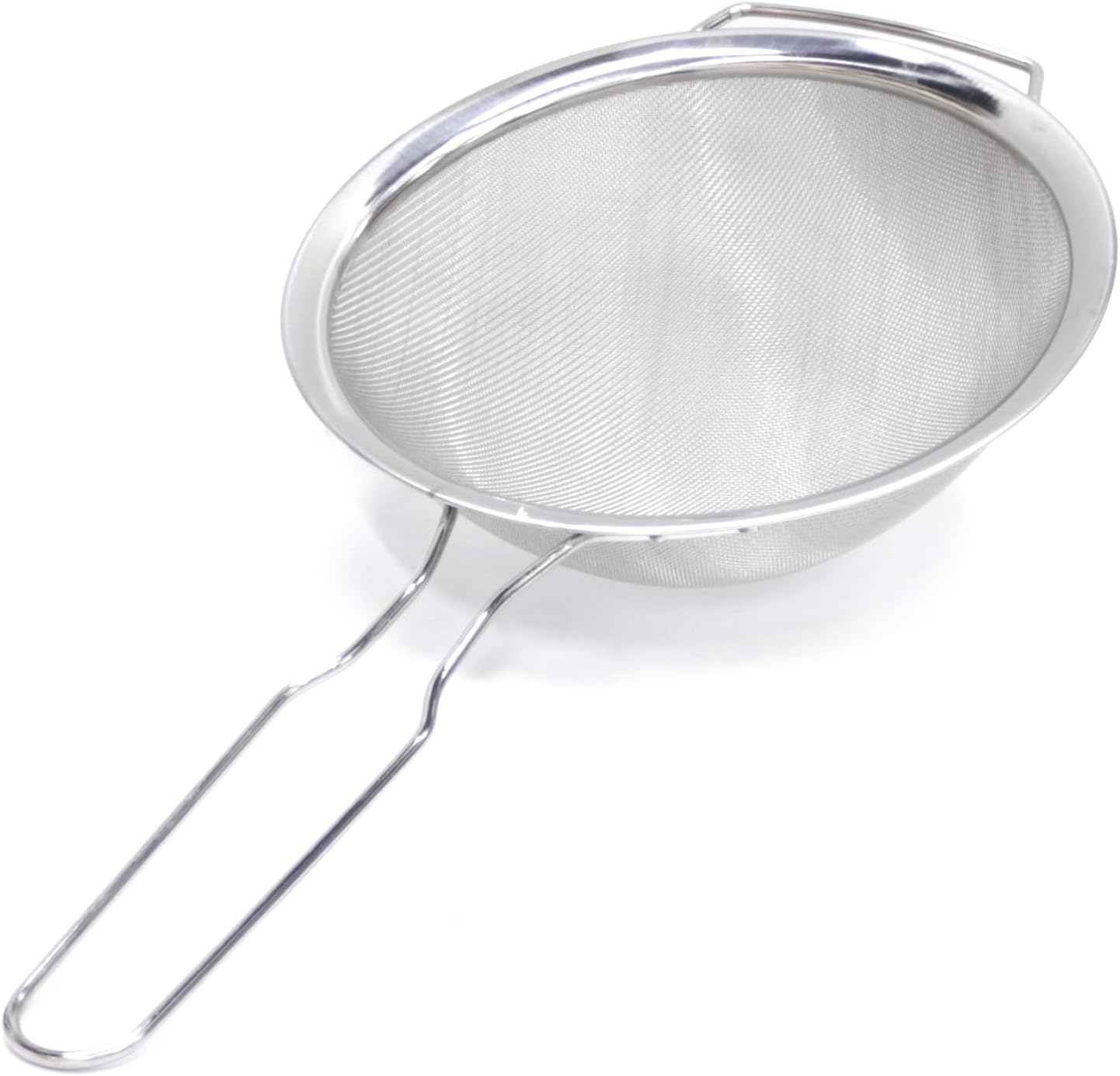 grace professional fine mesh strainer with stainless steel handle sieve fine mesh stainless steel ideal to sift flour, icing sugar, fruits and vegetables (21cm/8inch)