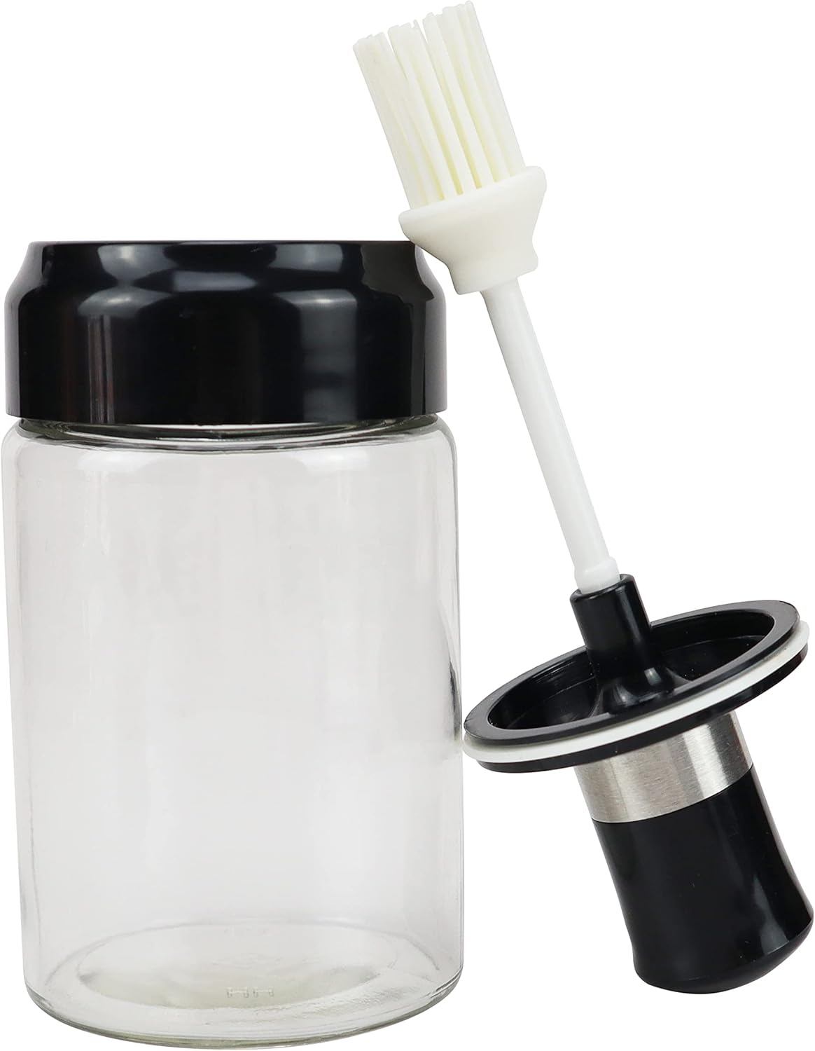eiks oil bottle with silicone brush for cooking bbq kitchen