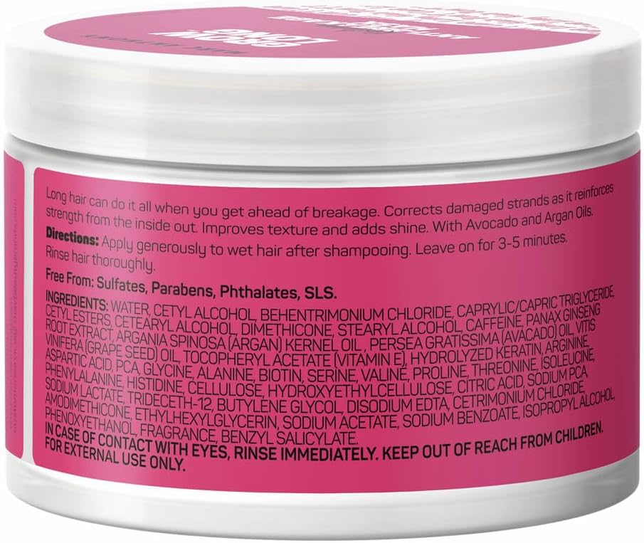 marc anthony deep conditioning hair mask for dry & damaged hair, grow long biotin argan oil, caffeine & keratin anti frizz leave in repair treatment for split ends & breakage